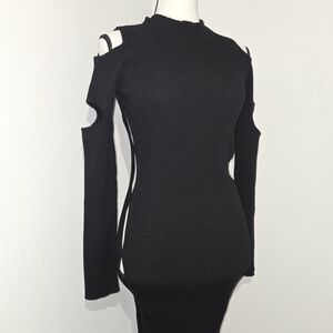 🍒AKIRA Black Cut-Out Dress